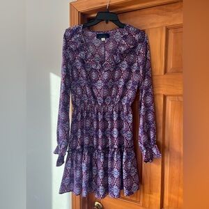 Francesca’s Super cute purple long sleeve dress